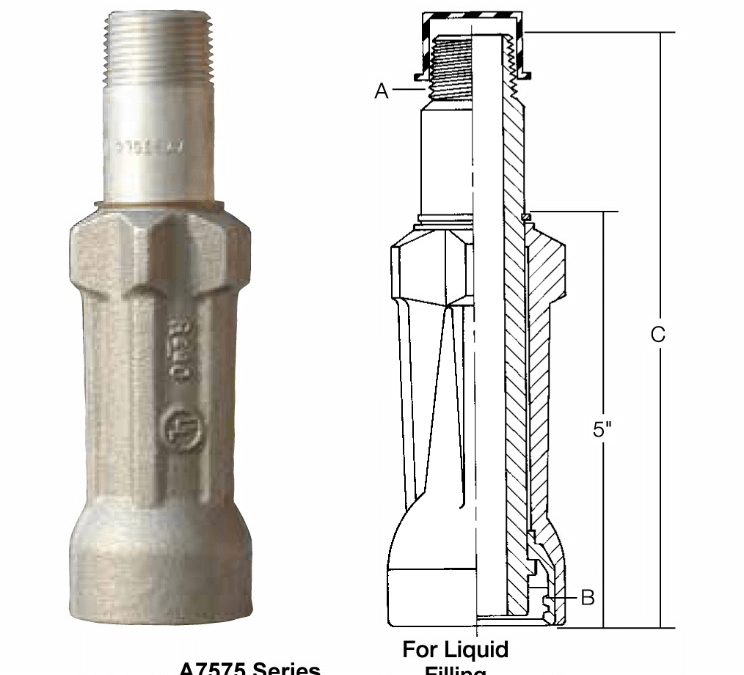 Adaptador de manguera ACME A7575L4